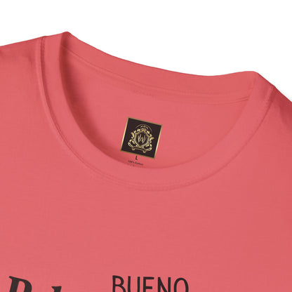 Still Beautiful Unisex Tee — "Pelo malo, bue malo" Crossed Out, Bueno (Curly Hair Celebration)